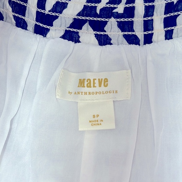 Anthropology Maeve Ruffled A-Line Mini Skirt Petite Small - Picture 5 of 6